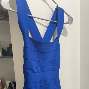 Herve Leger Dress Blue